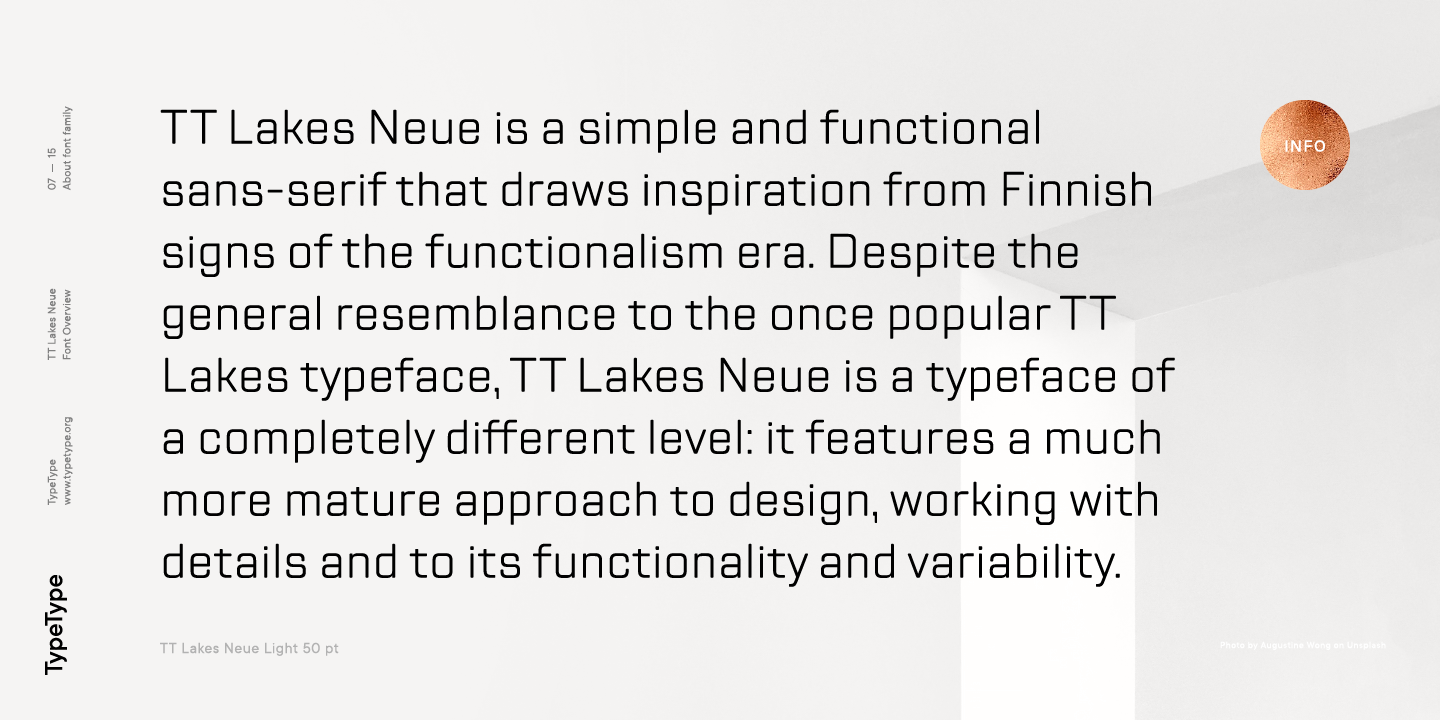 TT Lakes Neue Variable Font preview